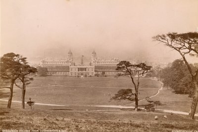 Greenwich College fra Observatory av English Photographer