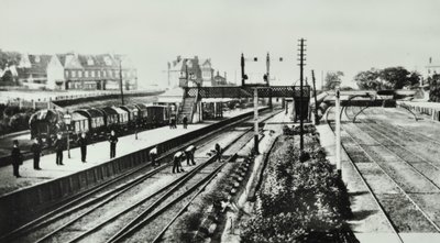 Grove Park Station: eksteriør og plattformer, 1888 av English Photographer