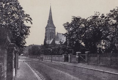 Grove Road og St Judes (s/hvitt bilde) av English Photographer