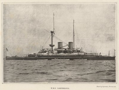 HMS Camperdown av English Photographer