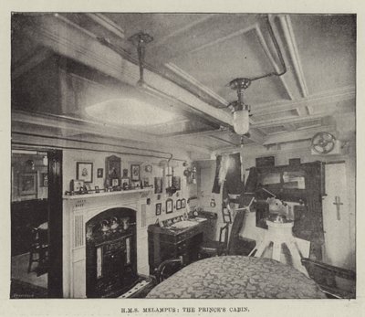 HMS Melampus, Princes Cabin av English Photographer