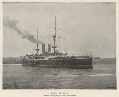 HMS Revenge av English Photographer