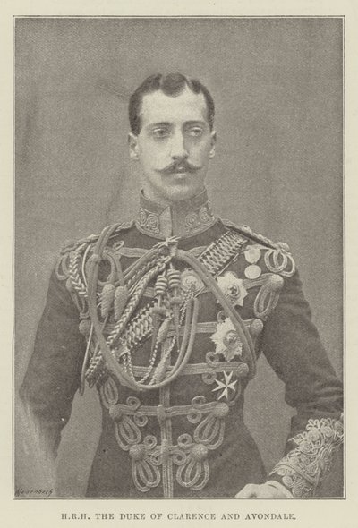HRH hertugen av Clarence og Avondale av English Photographer