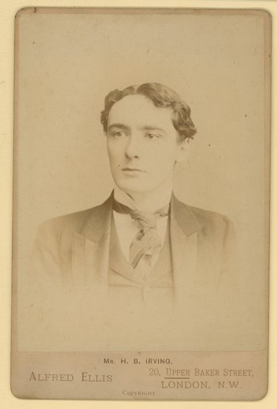 H B Irving, skuespiller og teatersjef av English Photographer