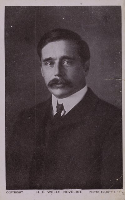 H G Wells (1866-1946), engelsk forfatter av English Photographer