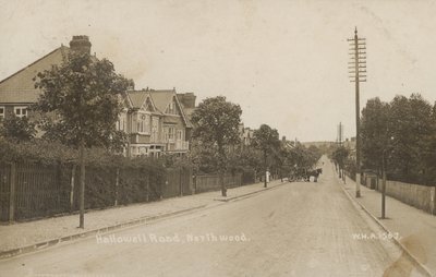 Hallowell Road, Northwood, nær London (s/hvitt-bilde) av English Photographer