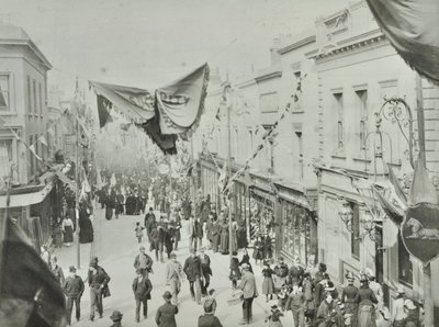 Hare Street: åpning av Woolwich-fergen, 1889 av English Photographer