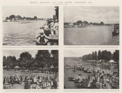 Henley Regatta, 1901, Grand Challenge Cup av English Photographer
