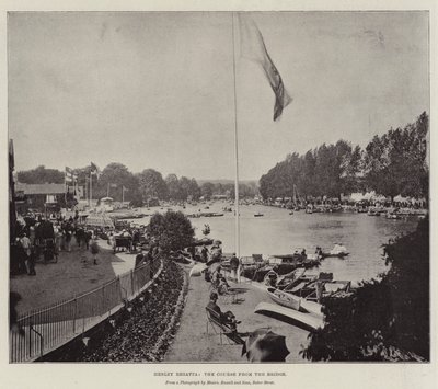Henley Regatta, banen fra broen av English Photographer