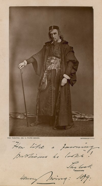 Henry Irving av English Photographer