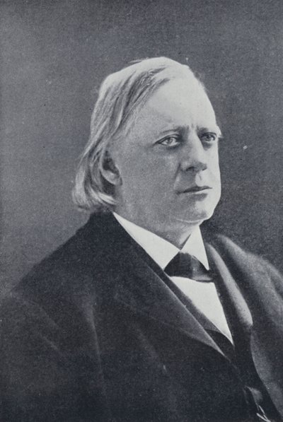 Henry Ward Beecher (s/hvitt bilde) av English Photographer