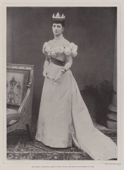 Hennes Majestet Alexandra, dronning av Storbritannia og Irland og keiserinne av India av English Photographer