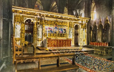 High Altar, Westminster Abbey, London av English Photographer