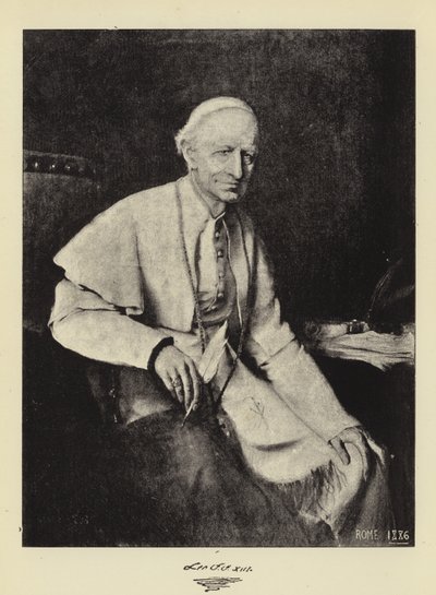Hans Hellighet Pave Leo XIII av English Photographer