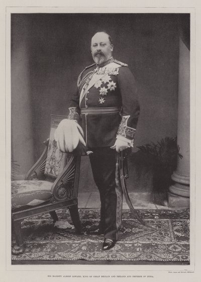 Hans Majestet Albert Edward, konge av Storbritannia og Irland og keiser av India av English Photographer
