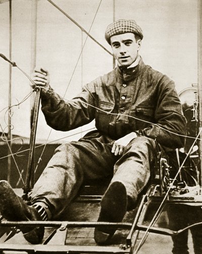 Hans fryktløse flyging viste vei (fotogravyr) av English Photographer