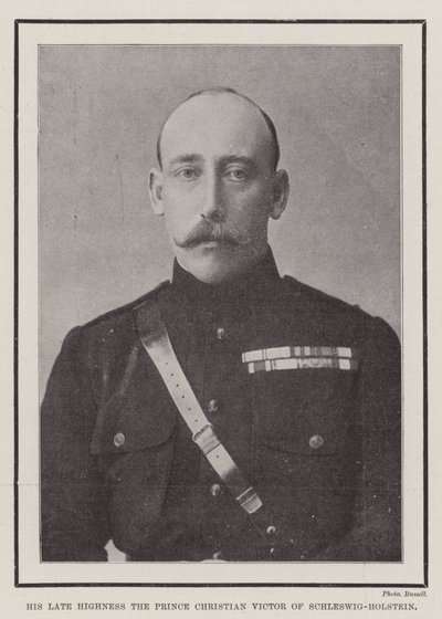 Hans avdøde høyhet Prins Christian Victor av Schleswig-Holstein av English Photographer