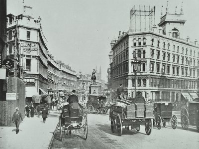 Holborn Circus, City of London, 1890 av English Photographer