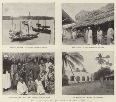 Fiendtligheter med de arabiske stammene i Øst-Afrika av English Photographer