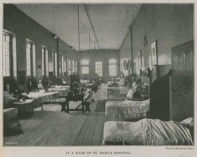 På en avdeling på St Marys Hospital, London av English Photographer