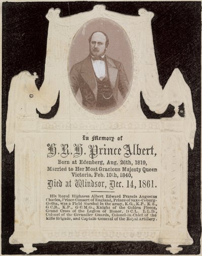 Til minne om Hans Kongelige Høyhet Prins Albert av English Photographer