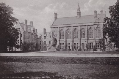 I Grounds Baliol College, Oxford av English Photographer