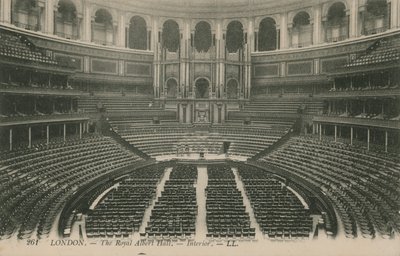 Interiør i Royal Albert Hall, London av English Photographer