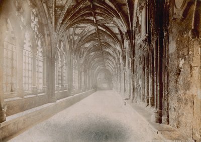 Interiøret i klosteret ved Westminster Abbey av English Photographer