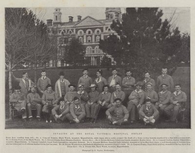 Invalider ved Royal Victoria Hospital, Netley av English Photographer