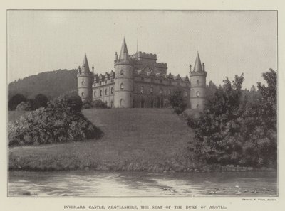 Inverary Castle, Argyllshire, setet til hertugen av Argyll av English Photographer