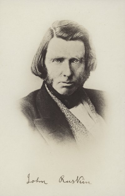 John Ruskin (1819-1900), engelsk forfatter, kunstkritiker, kunstner og samfunnstenker av English Photographer