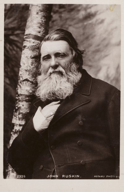 John Ruskin , engelsk forfatter, kunstkritiker, kunstner og samfunnstenker av English Photographer