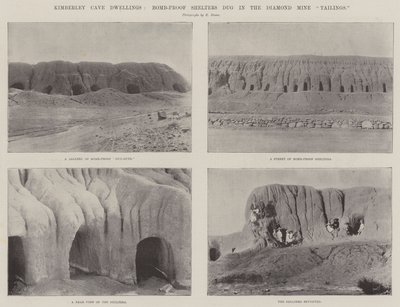 Kimberley Cave Dwellings, bombesikre tilfluktsrom gravd i Diamond Mine Tailings av English Photographer