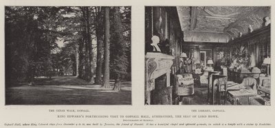 King Edwards kommende besøk til Gopsall Hall, Atherstone, setet til Lord Howe av English Photographer