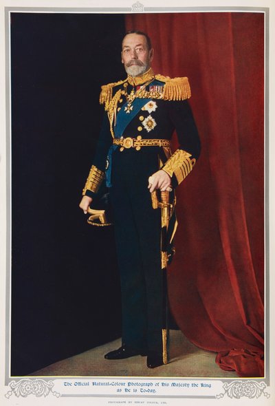 Kong George V i 1935 av English Photographer