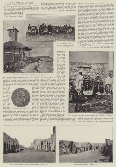 Kong Menelik hjemme av English Photographer