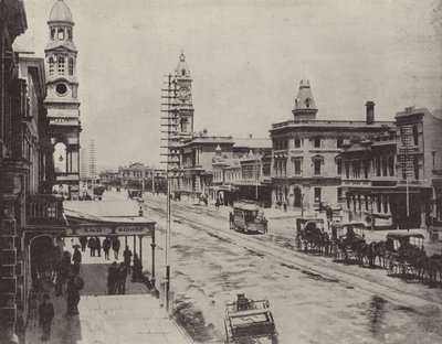 King William Street, Adelaide av English Photographer