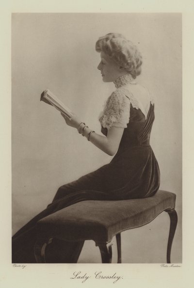 Lady Crossley (s/h-bilde) av English Photographer