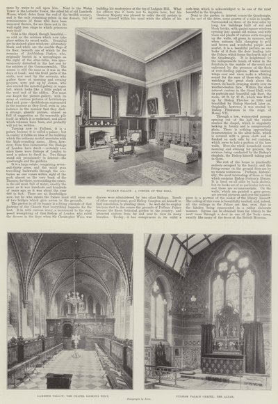 Lambeth og Fulham Palaces av English Photographer