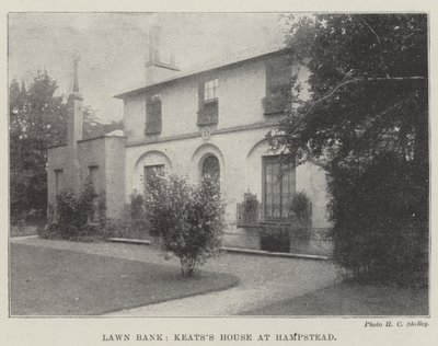 Lawn Bank, Keatss House i Hampstead av English Photographer