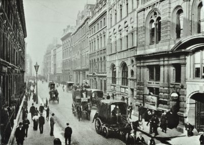 Leadenhall Street, City of London, 1895 av English Photographer