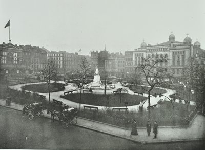Leicester Square, Westminster LB: ser mot nordøst, 1896 av English Photographer