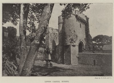 Lewes Castle, Sussex av English Photographer