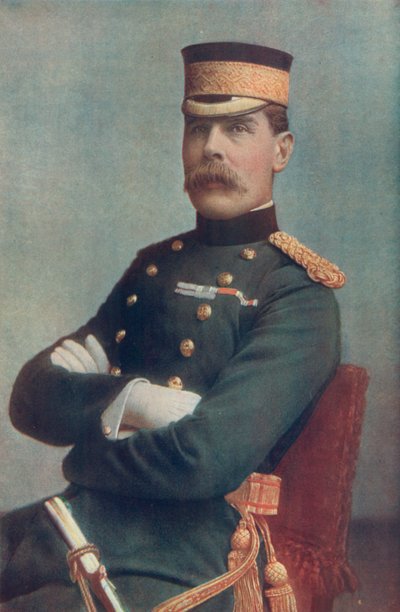 Generalløytnant Lord Methuen, i avkledningsuniformen til en generaloffiser av English Photographer