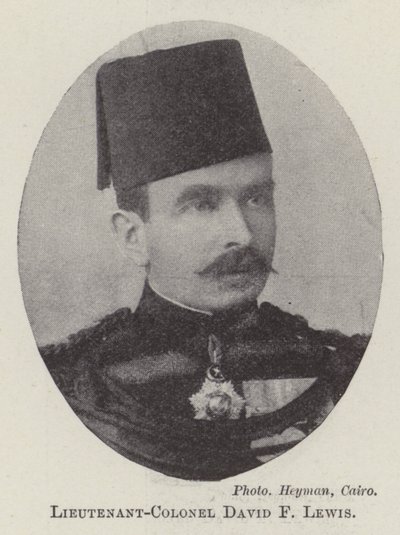 Oberstløytnant David F Lewis av English Photographer