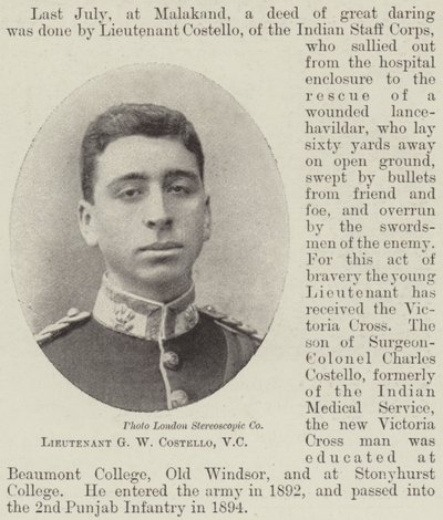 Løytnant G W Costello, VC av English Photographer