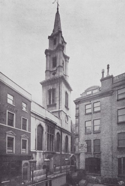 London City Churches: St Vedast (s/hvitt bilde) av English Photographer