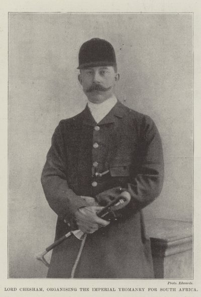 Lord Chesham, organisering av Imperial Yeomanry for Sør-Afrika av English Photographer