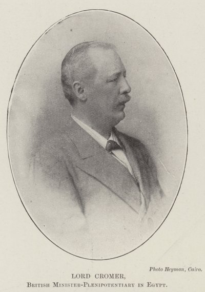 Lord Cromer, britisk fullmektig minister i Egypt av English Photographer