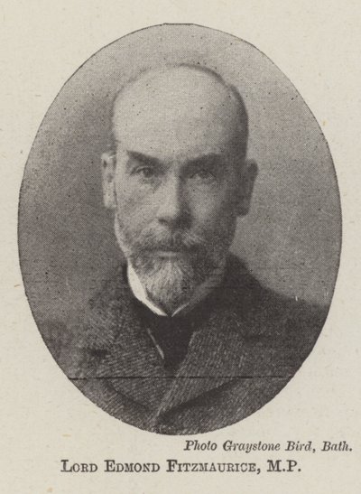 Lord Edmond Fitzmaurice, MP av English Photographer